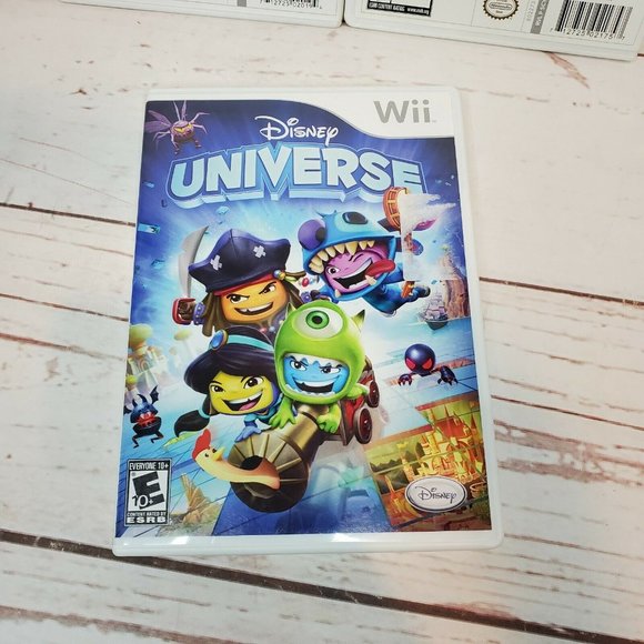 Disney Epic Mickey 2 Cars 2 & Disney Universe Wii Game Bundle No Scratches - Picture 3 of 12